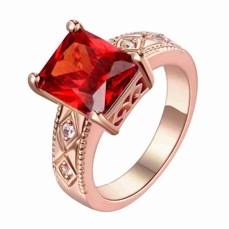 Gorgeous Austrian Crystal Engagement Ring Long Packet Crystal Anillos Bear Wedding Decoration 1