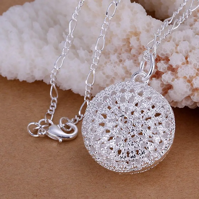 Gorgeous Silver-Plated Pendant Round Bag Tattoo Choker Joyas 1