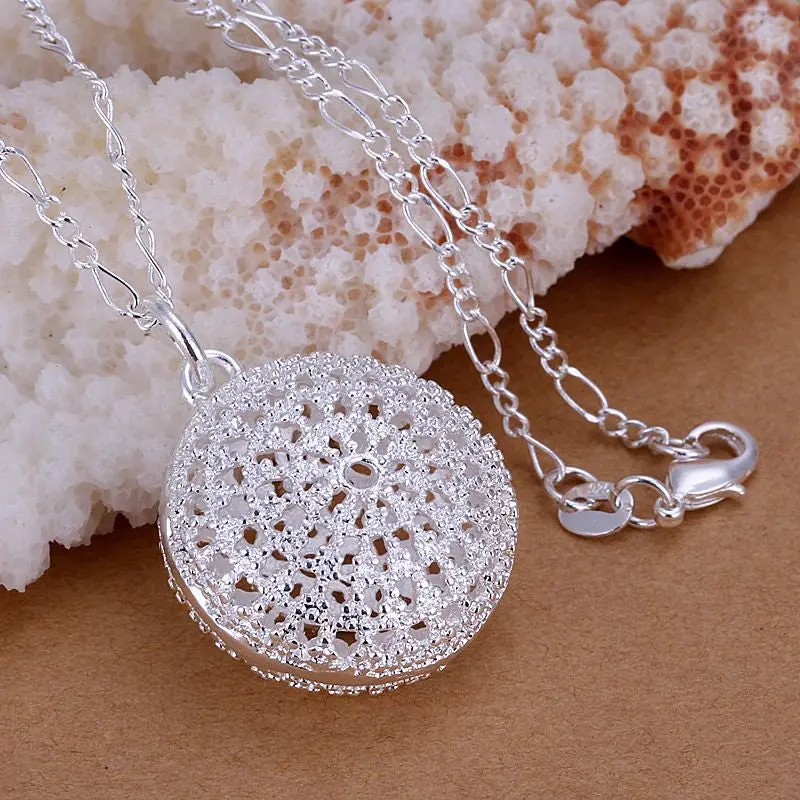 Gorgeous Silver-Plated Pendant Round Bag Tattoo Choker Joyas 2