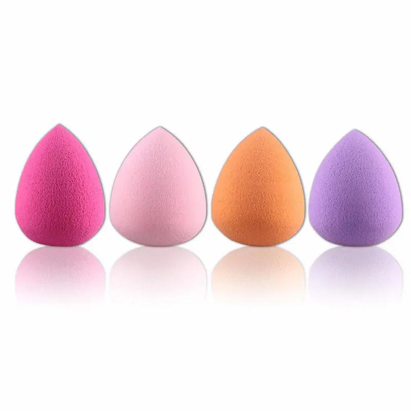 Great 4Pcs Sponges Pro Flawless Makeup Blender Foundation Puff Multi Shape Sponges 2