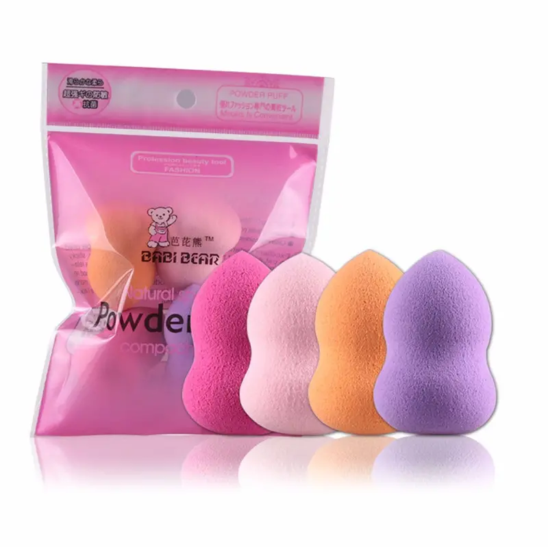 Great Goforward 4Pcs Pro Flawless Makeup Blender Foundation Puff Multi Shape Sponges 1