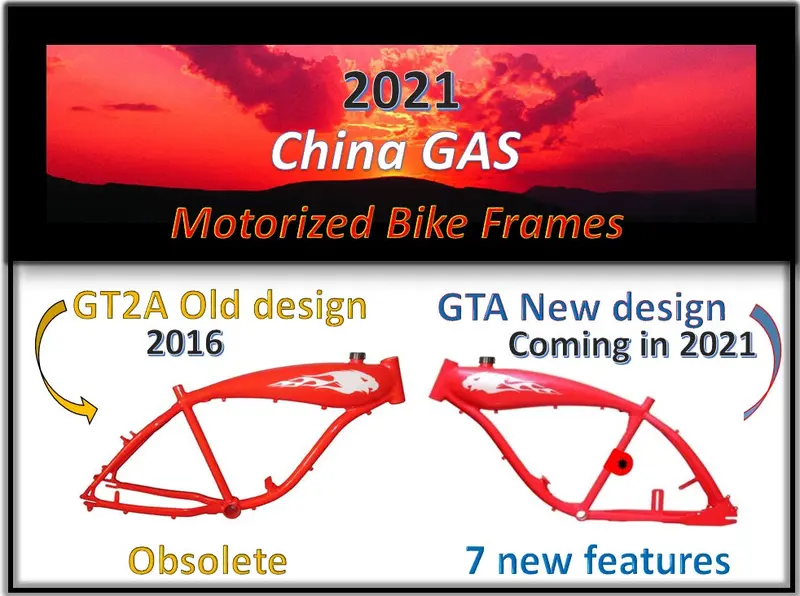 Gt4a  4" Fat Tire Built In Tank Frame - Coming In 2021 1
