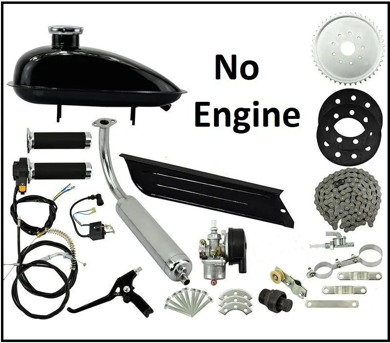 Gt5a-Es 66Cc / 80Cc 2 Stroke Engine Installation Kit For Bicycle; No Engine - 1