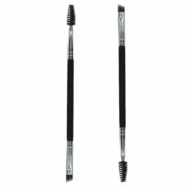 Gujhui Professional Makeup Brushes Bamboo Hle Double Eyebrow Brush + Eyebrow Comb Eyelashes Make Up Brushes Cosmetics 1