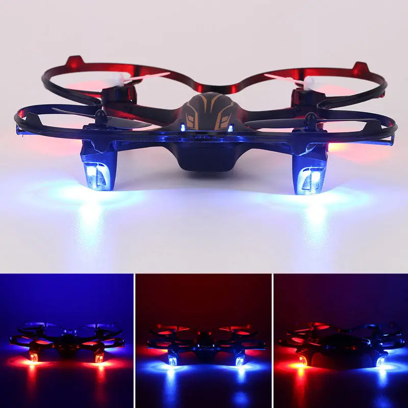 H107p 2.4Ghz 4Ch 6-Axis Gyro Rc Quadcopter Rtf Drone 3D Flips 100M Remote Control 1