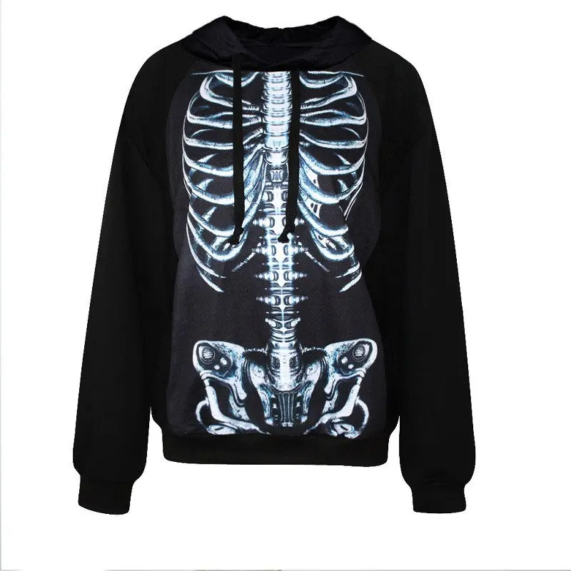 Halloween Funnystylish Punk Style Digital Print Jacket 3D Casual Sweatshirt Hoodie 1