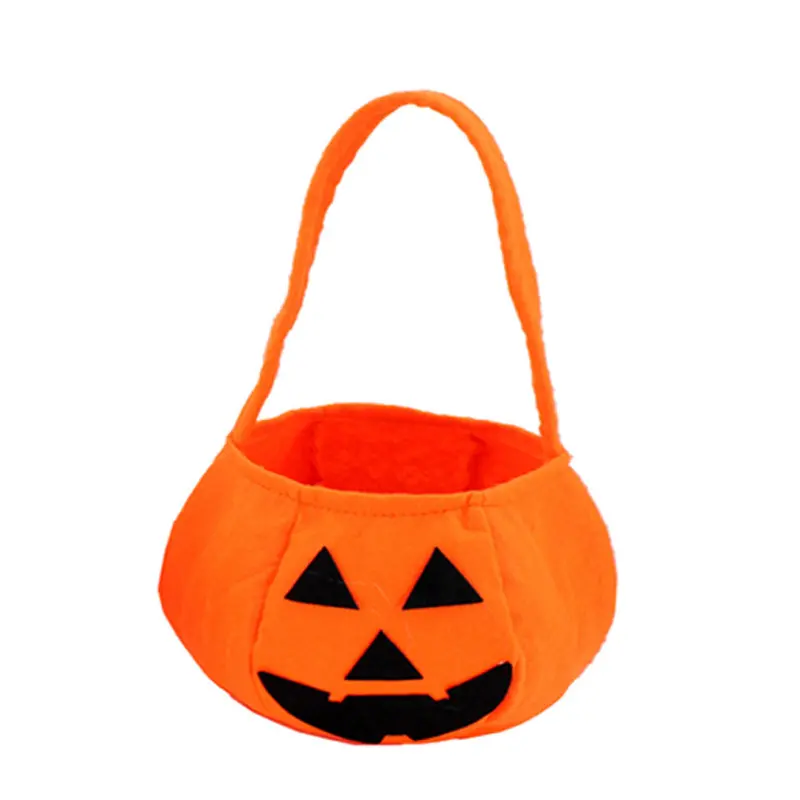 Halloween Holiday Bag Cute Smile Pumpkin Kids Cy Hbag Pouch Clutch Bolsa Party Bags 1