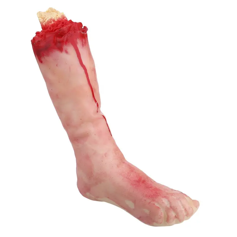 Halloween Props Toy Terrorist Halloween Limbs Broken Leg Broken Foot 30*18*4Cm 1