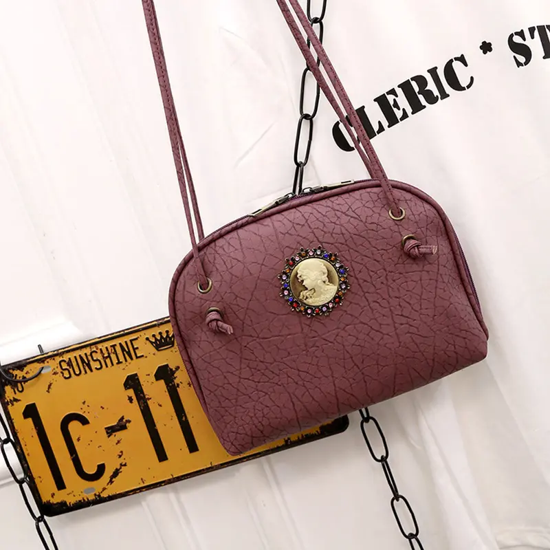 Handbag Pu Leather Women Shoulder Bags Zipper Soft Ladies Vintage Bag Bolsas Femininas 4