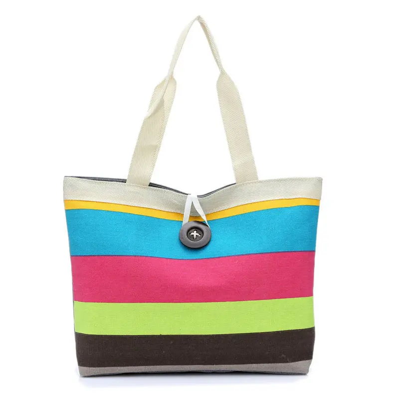 Handbags Casual Tote Two Strap Bag Totes Chinese Fashion Canvas Zipper Versatile Bags Para Mujer 4