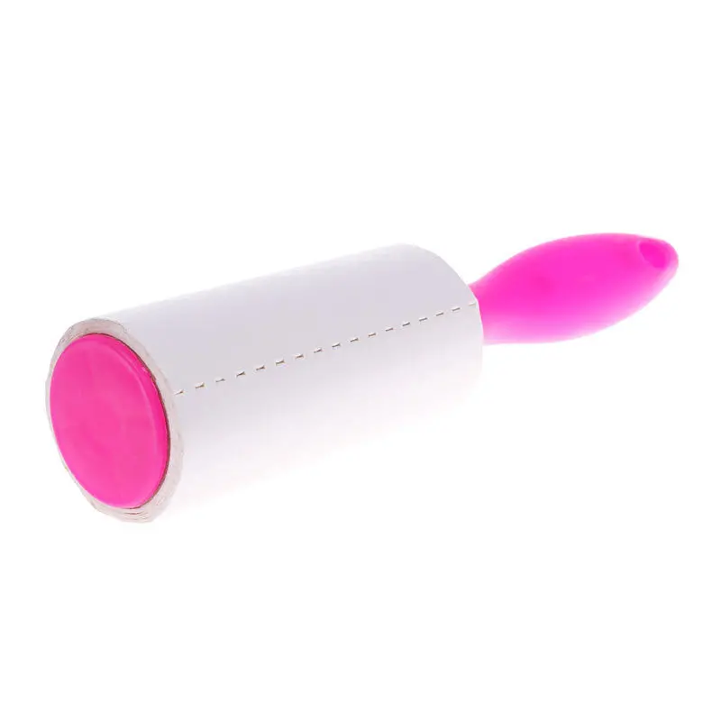 Handheld Clean Adhesive Tape Sticky Clothes Lint Roller Dust Dirt Fluff Remover55557 1