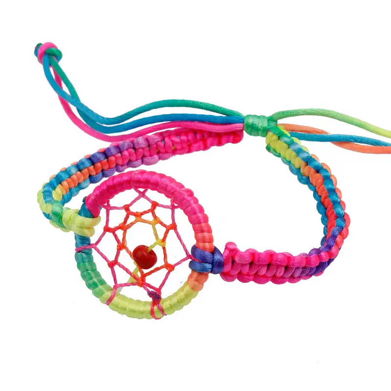 Handmade Bracelet Women Bangle Weave Bracelets S Campanula Dream Catcher Charm For Girl 1