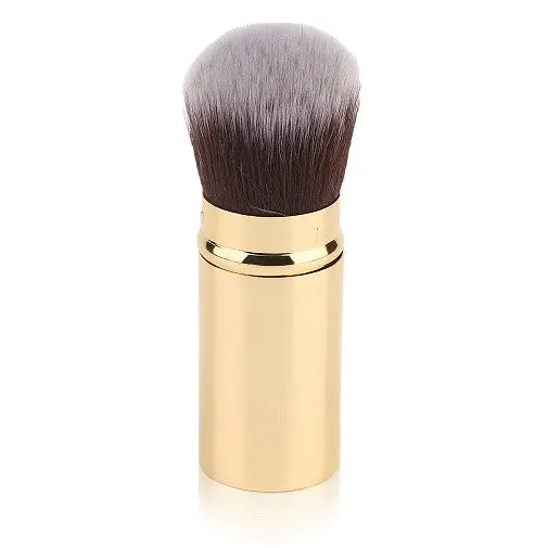 Handy Makeup Brushes Golden Retractable Cosmetic Eyeshadow Brushes Telescopic Style Powder Blush Lady Face Brushes 1