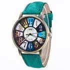 Harajuku Graffiti Pattern Analog Quartz Wrist Watches For Women Men Saat Relojes Mujer Ladies Watch Feida 3
