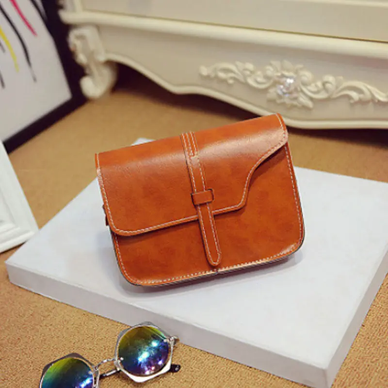 Hbag Lady Girls Casual Leather Hbag Shoulder Bag Multifunctional Women Messenger Bag 9