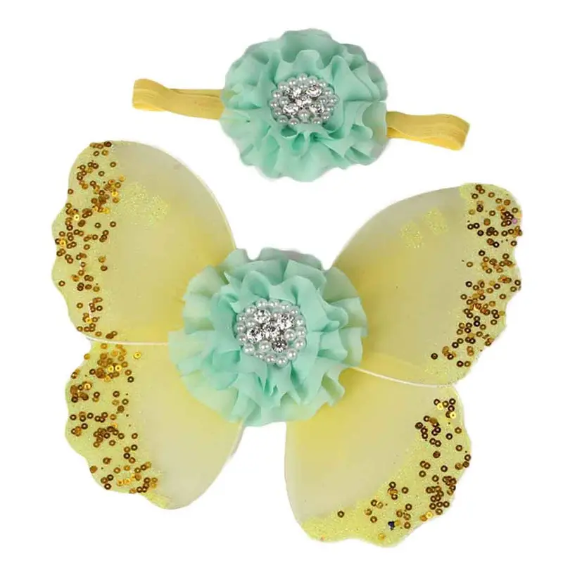 Headwear Born Baby Girls Butterfly Wings Costume Po Pography Prop Outfits For Babyhood Freeshippng Top 10
