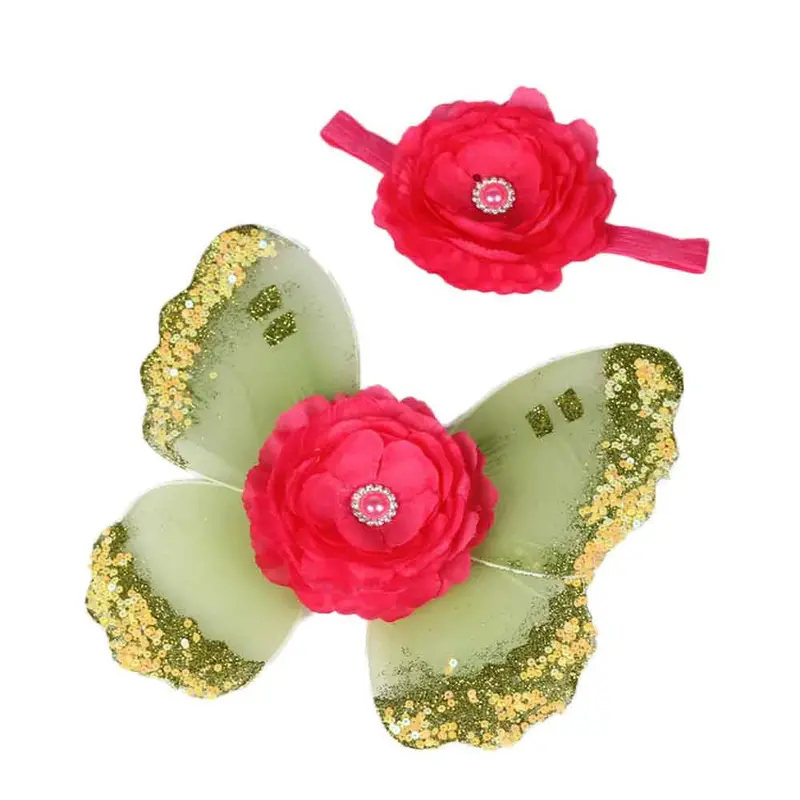 Headwear Born Baby Girls Butterfly Wings Costume Po Pography Prop Outfits For Babyhood Freeshippng Top 3