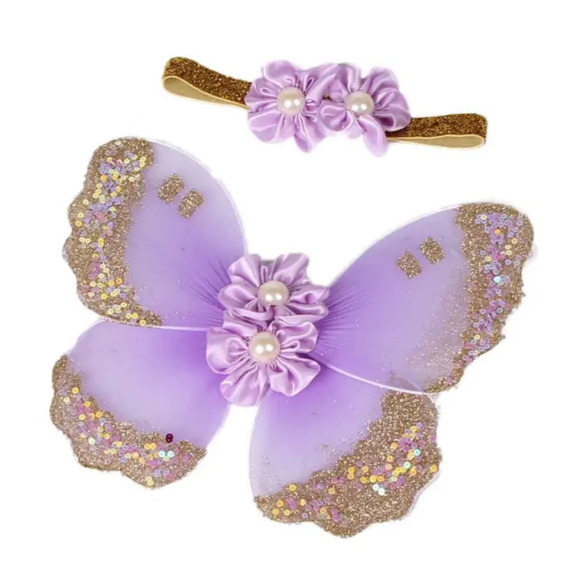 Headwear Born Baby Girls Butterfly Wings Costume Po Pography Prop Outfits For Babyhood Freeshippng Top 5