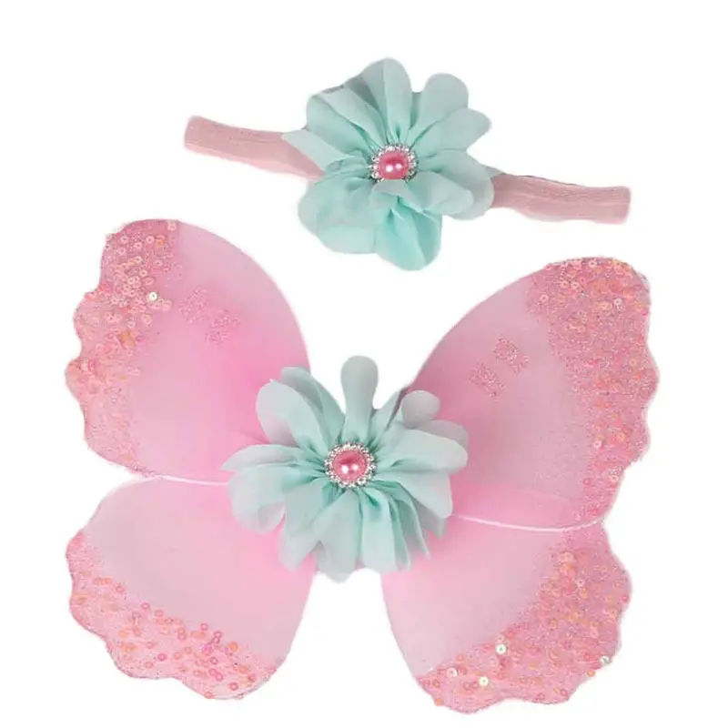 Headwear Born Baby Girls Butterfly Wings Costume Po Pography Prop Outfits For Babyhood Freeshippng Top 7