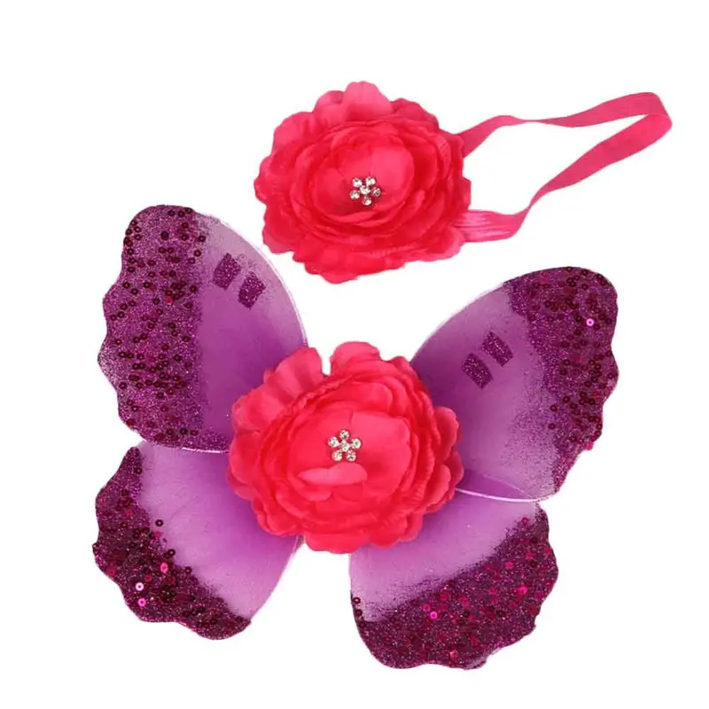 Headwear Born Baby Girls Butterfly Wings Costume Po Pography Prop Outfits For Babyhood Freeshippng Top 8