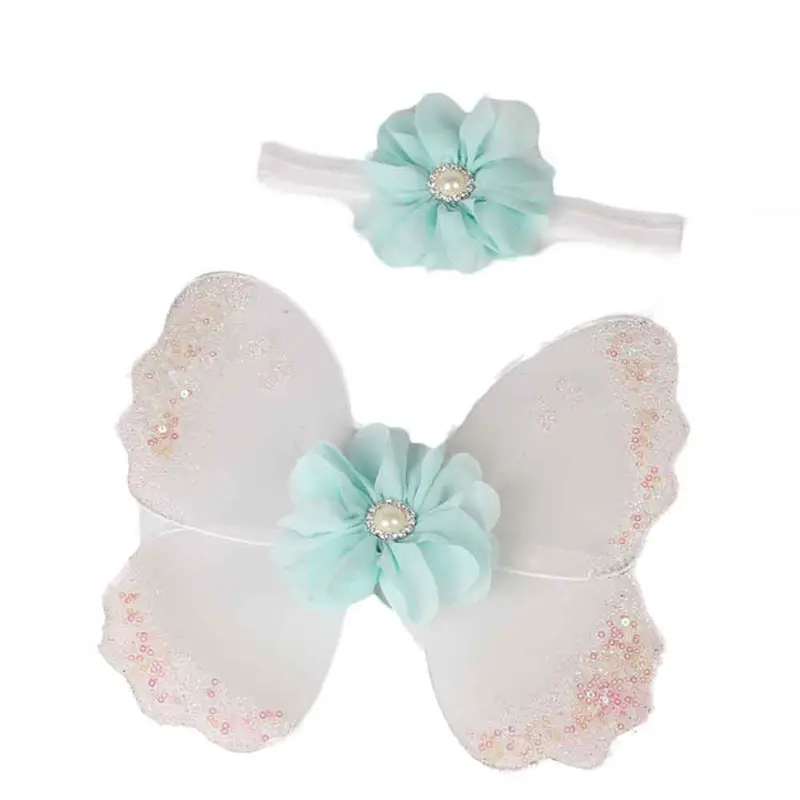 Headwear Born Baby Girls Butterfly Wings Costume Po Pography Prop Outfits For Babyhood Freeshippng Top 9