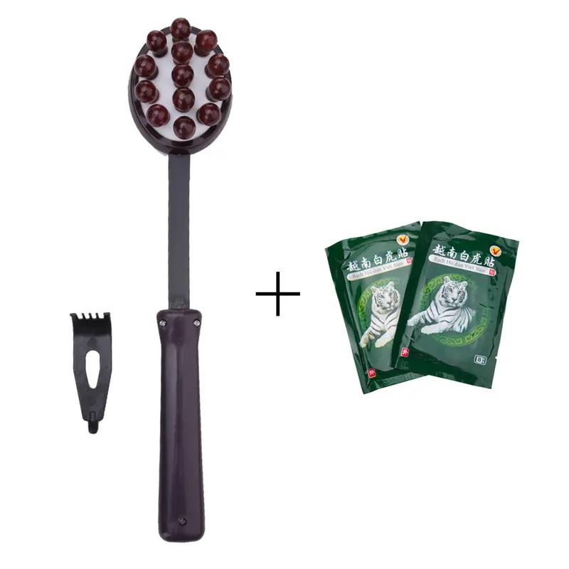 Health Care Massage Hammer + 2Pcs Chinese Tiger Balm Original Vietnam White Tiger Balm Plasters 1