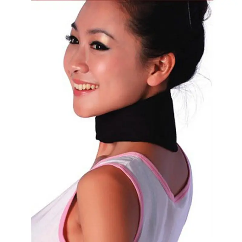 Healthy Tourmaline Far Infrared Ray Heat Strap Relief Pain Neck Brace Supporter 1