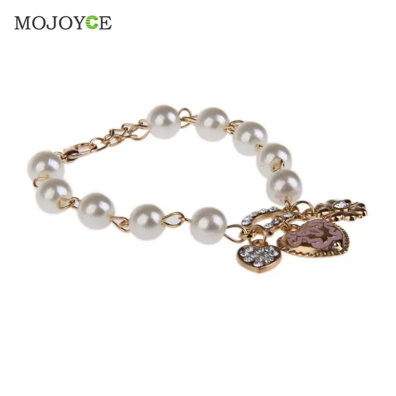 Heart D Words Gold Color Fashion Bracelet 1