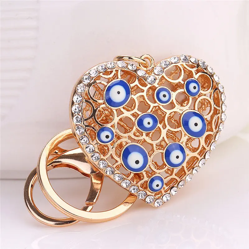 Heart Llaveros Mujer Anahtarlik Rhinestone Keychain For Women Bag Handbag Key Ring Car Key Pendant Fast Shipping Feida 1
