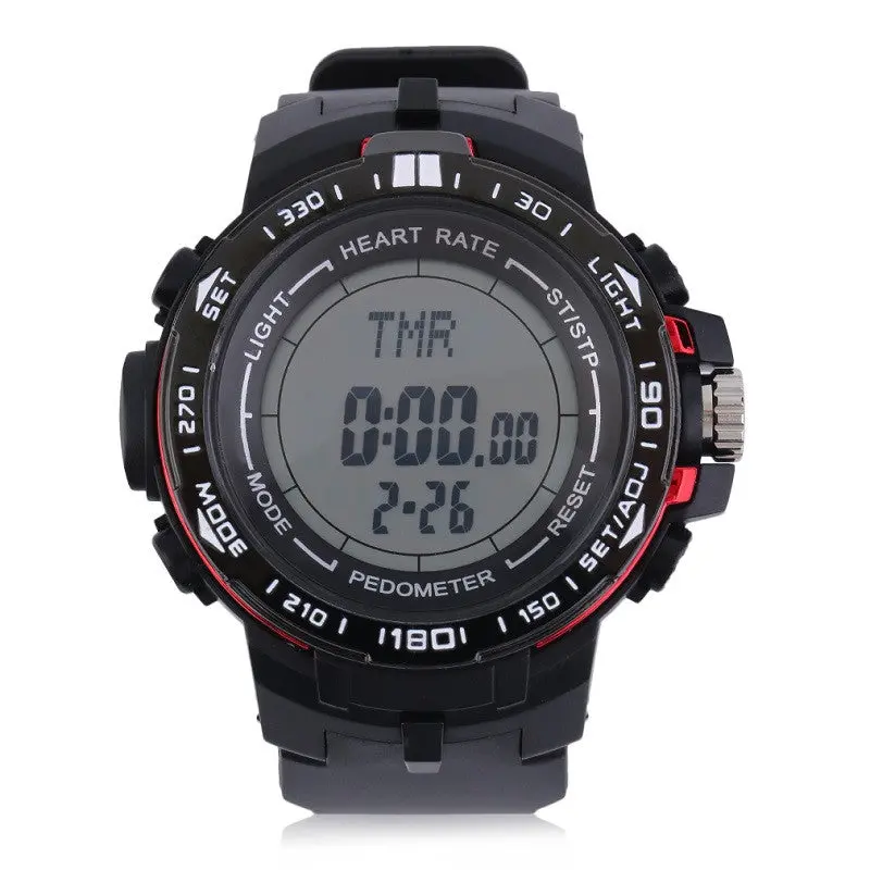 Heart Rate Monitor With Pedometer Calories Counter 3D Fitness Sport Watch 5 Colors 1
