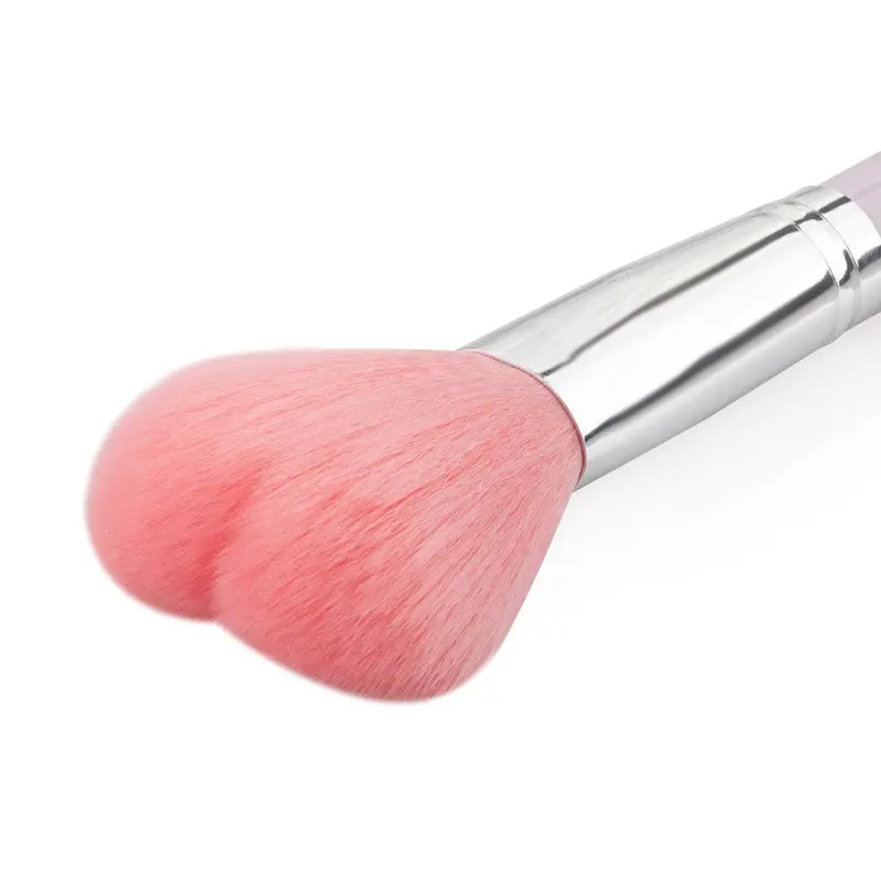 Heart Shape Makeup Toiletry Kit Pro Eyeshadow Cosmetic Face Brushes Cosmetics Powder Foundation Makeup Blusher Tool 2