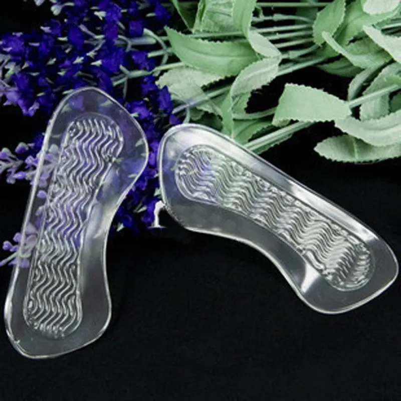 Heel Feet Insoles Cushion Foot Care Silicone Gel Shoes Massage Pads 1