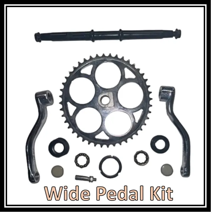 Here Now!  Wide Pedal Kit For Harbor Freight 79Cc Engine Installation 1