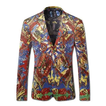 Herren Anzug Wedding Dress Suits Tuexdo Blazers Terno Masculino Casual Slim Fit Long Sleeved Nightclub Blazer 1