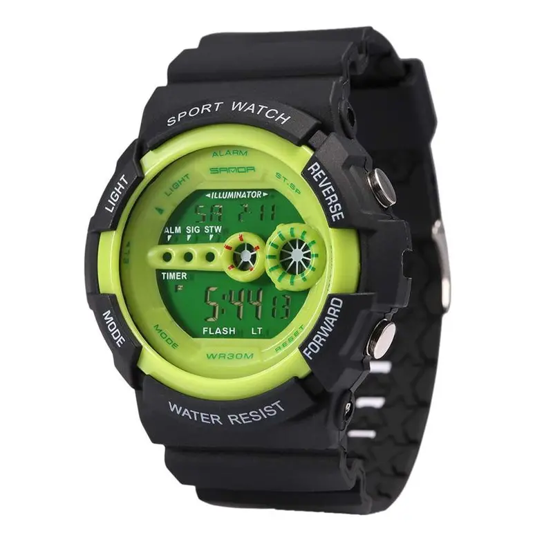 High Class Outdoor Waterproof Watches Multifunctional Luminous Students Wrist Watch 320 5