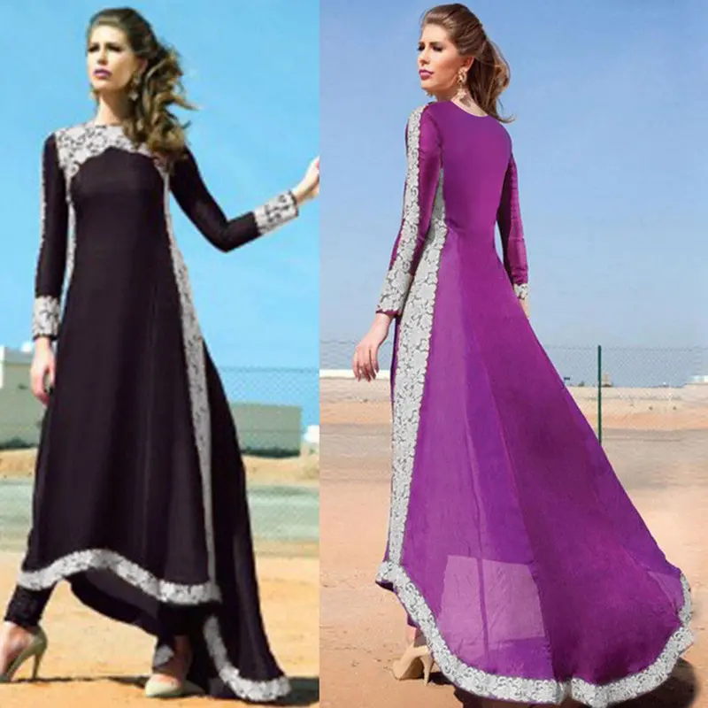 High Classelegant Long Dress Large Swings Maxi Party Dress 3
