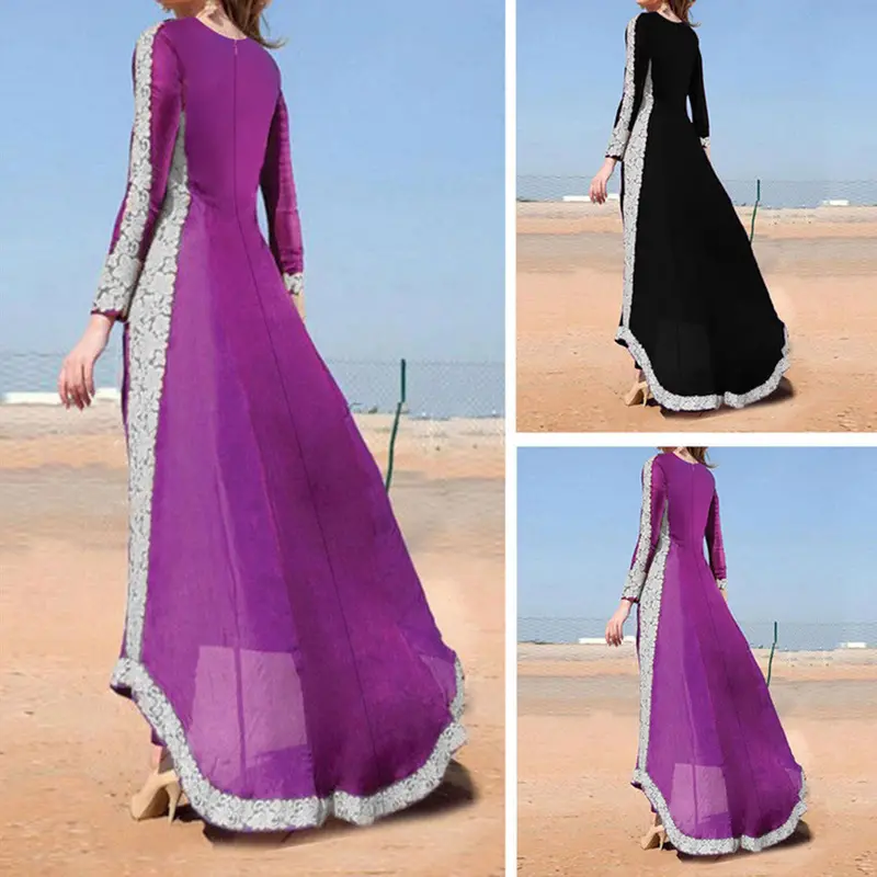 High Classelegant Long Dress Large Swings Maxi Party Dress 6