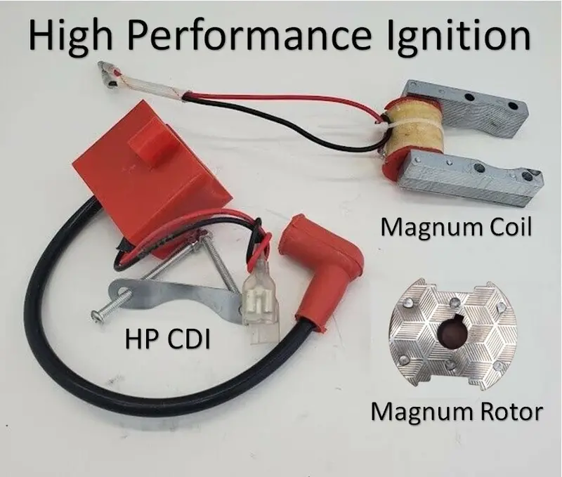 High Performance 4 Microfarad Cdi, Fine Wire Fat Magneto Coil And High Flux Rotor Kit 1