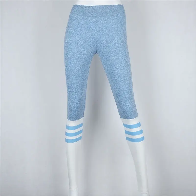 High-Waisted Patchwork Leggings – Stretchy Fitness Leggings for Sculpted, Comfortable Movement