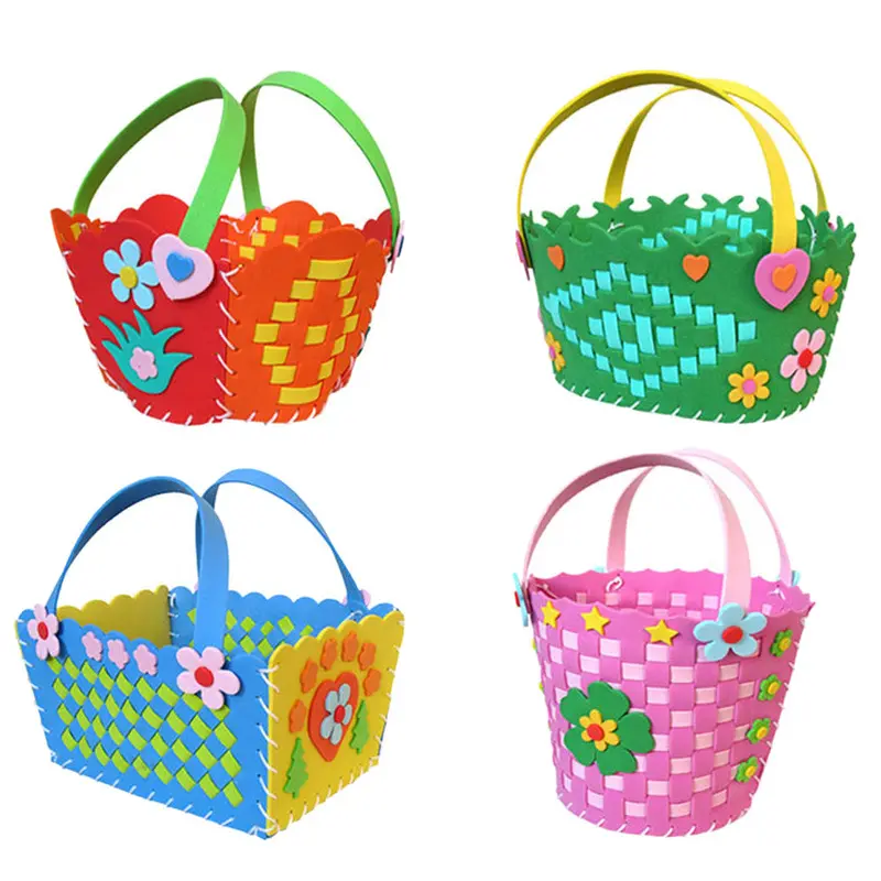 Hmade Eva Pen Holder Eva Foam Craft Kits Kids Diy Container For Pens Educational Toys For Children 1