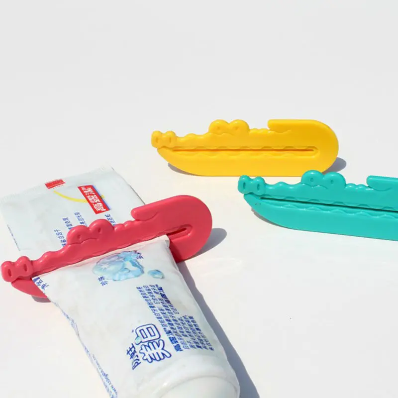 Home Bathroom Convenient Toothpaste Tube Squeezer Easy Dispenser Crocodile 3532 1