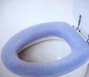 Home Bathroom Warmer Toilet Washable Cloth Seat Cover Pads 3391 1