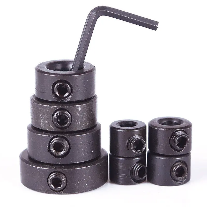 Home Convenient Woodworking Drill Bit 8Pcs Depth Stop Collars Ring Positioner Drill Locator 1