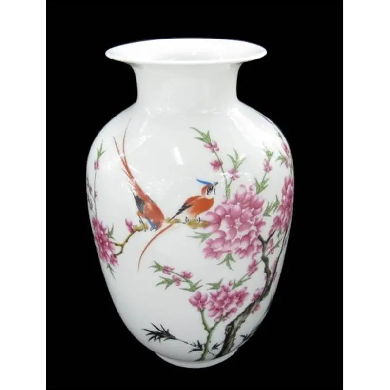 Home Decor Ceramics Classical Bird Flower Vase Living Room Desktop Decoration 89843 1