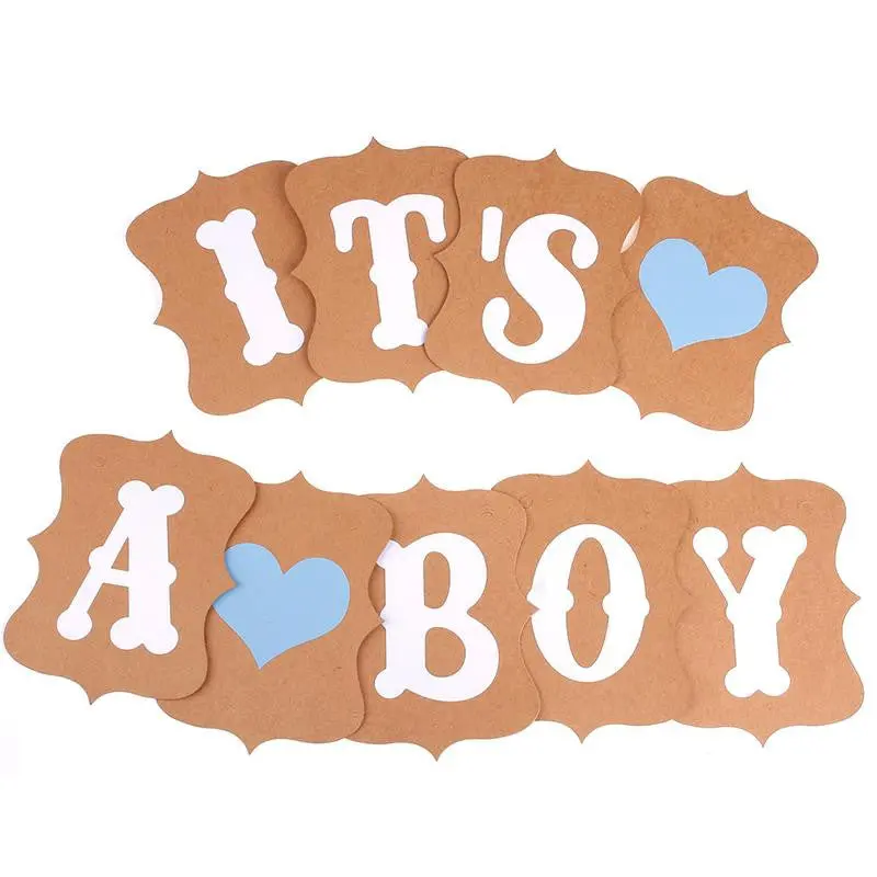 Home Decor Party It's A Boy Vintage Banners Baby Shower Party Banner 71743 2