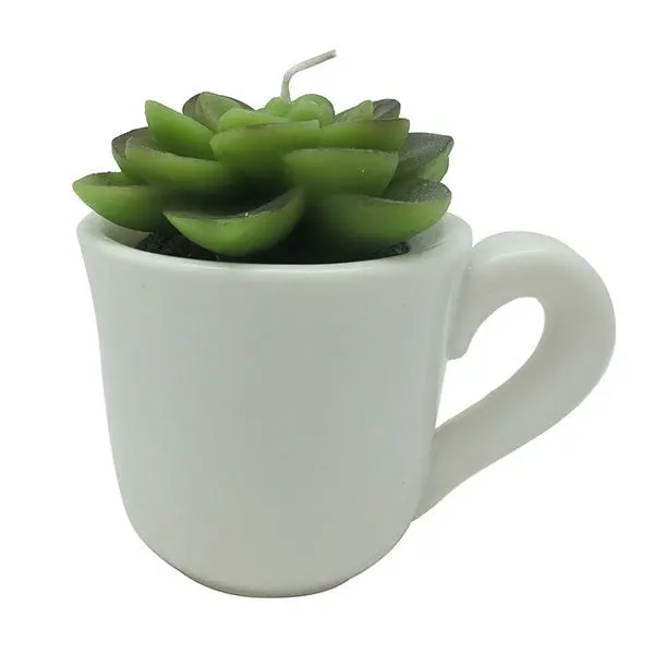 Home Decoration Artificial Green Plants Candle Mini Candle Simulation Plant Candle For Wedding Decorative Candle 89265 1