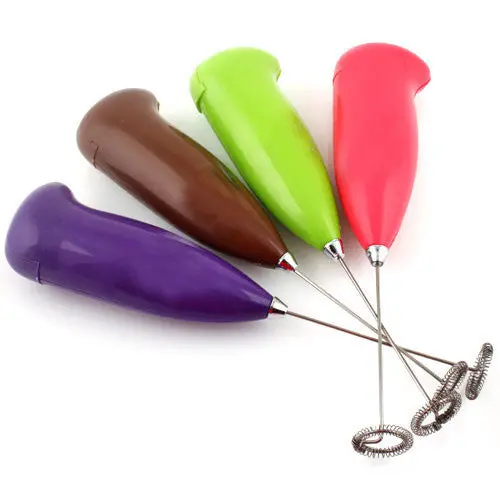 Home Kitchen Portable Electric Handle Coffee Milk Egg Beater Whisk Frother 3537 1