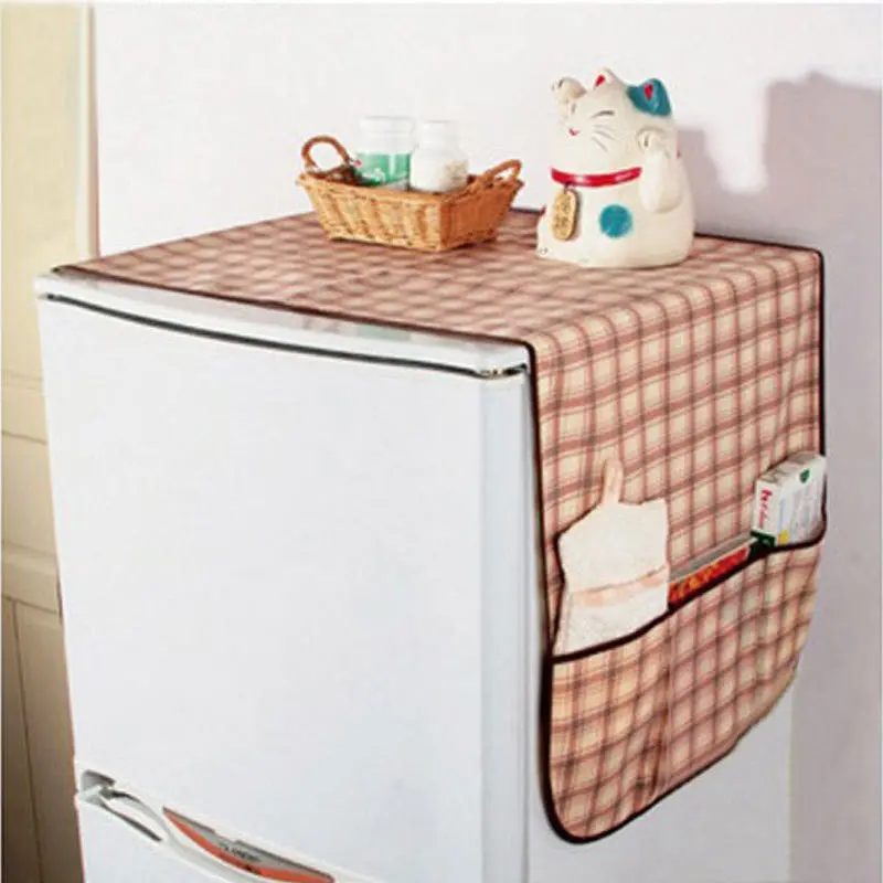 Home Portable Functional Lattice Fridge Refrigerator Dust Proof Cover Storage Pouch Bag 48821 1