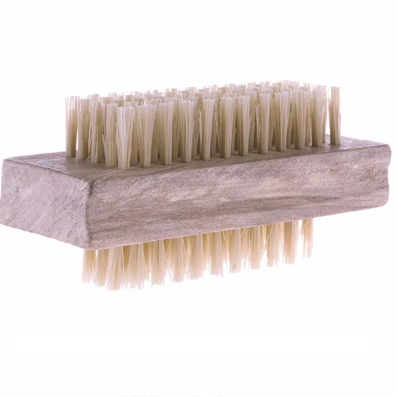 Home Practical Wooden Double Side Nail Art Dust Scrubbing Brush Manicure Pedicure Cleaning Tool 48684 2