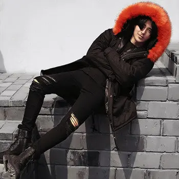 Hooded Jackets Long Parkas Coats Hombre Jaqueta Masculina Casual Slim Fitthickening Jackets 1